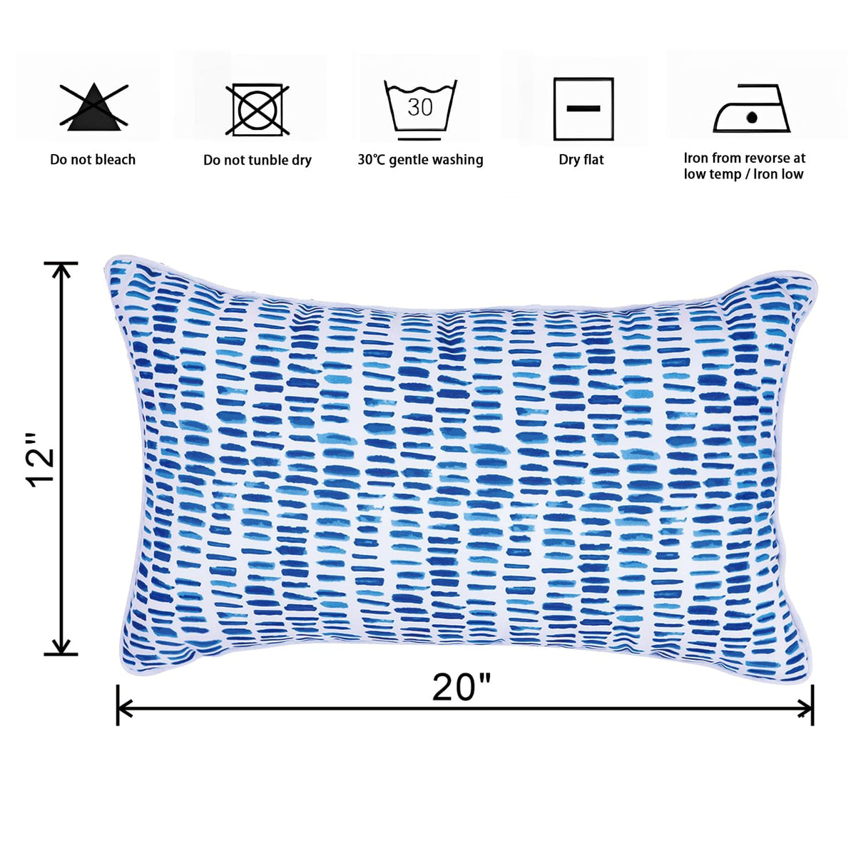 XXPILOS pillow with insert included for quick, easy outdoor setup