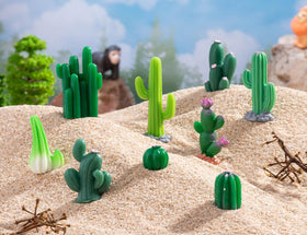 Xxshcdz cute mini cacti for moss garden displays