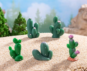 Xxshcdz miniature fairy garden cacti arrangement idea