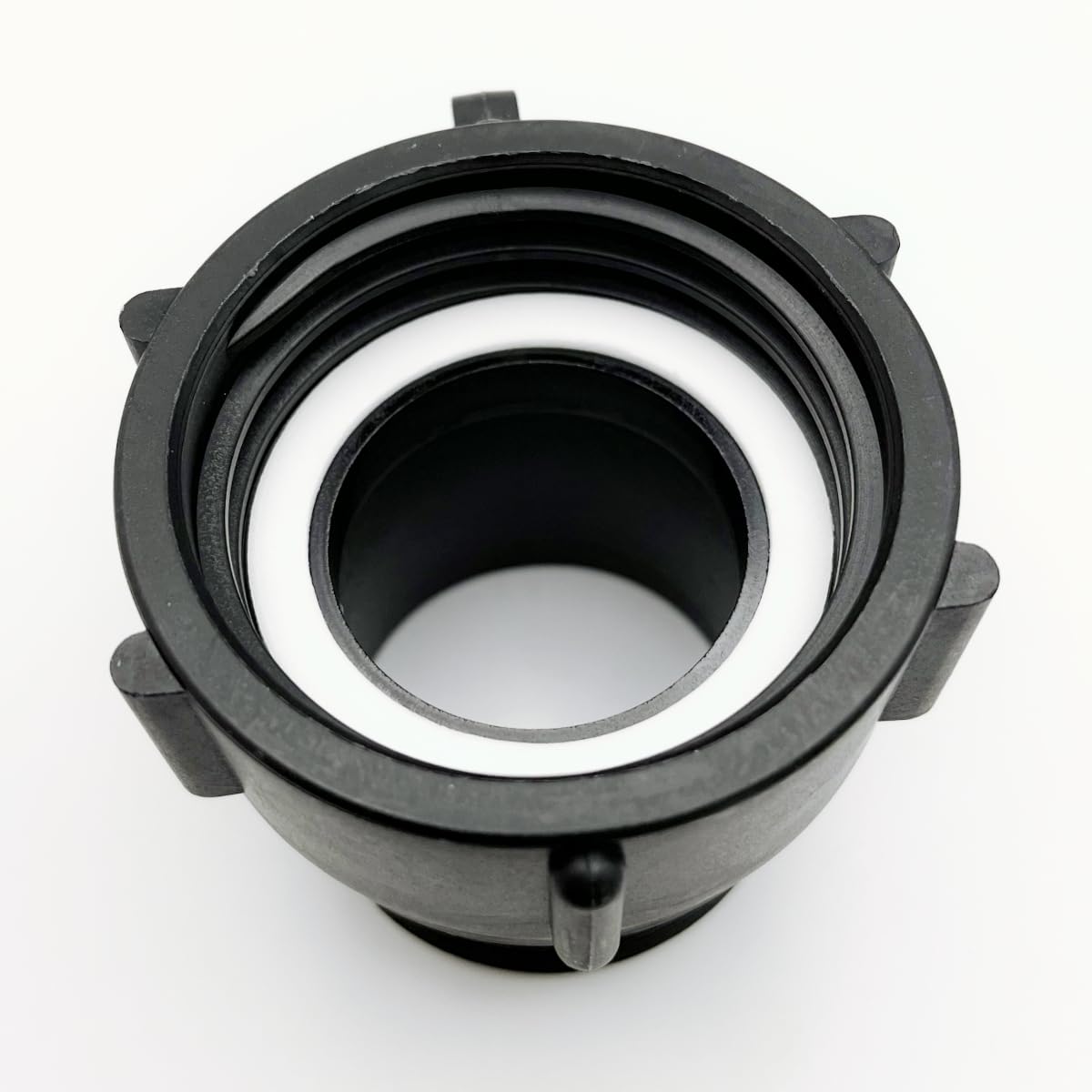XXTACMM adapter with 2in NPT male thread for hose compatibility.