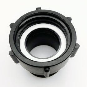 XXTACMM adapter with 2in NPT male thread for hose compatibility.