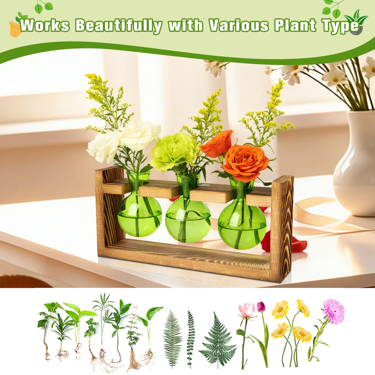 XXXFLOWER desk setup in retro style enhances indoor decor