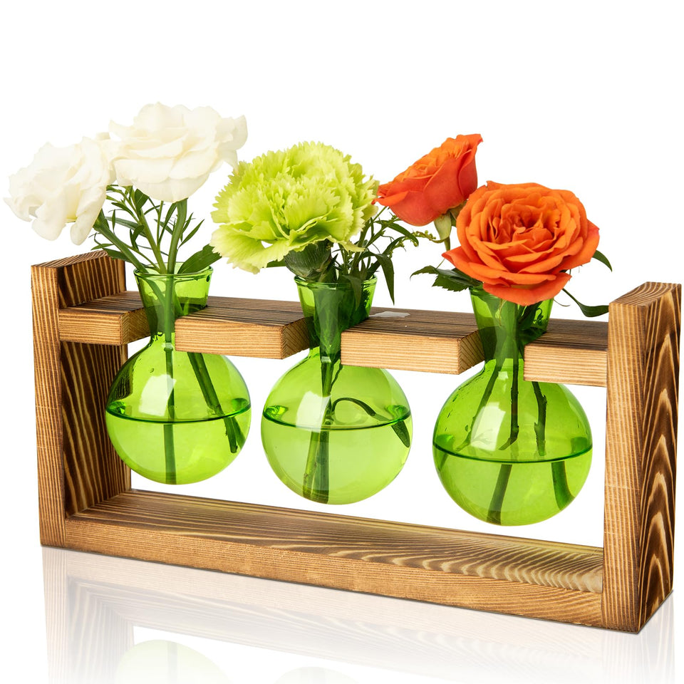 XXXFLOWER propagation station wooden stand for stable tabletop display