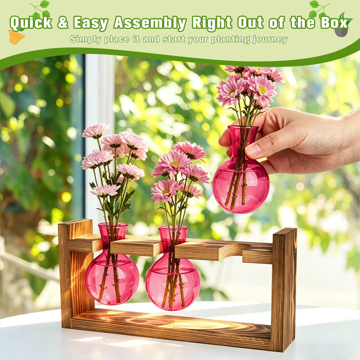 XXXFLOWER retro decor adds charm to home or office spaces.