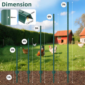 XYADX corner anchor fence post keeps garden corners aligned and protected.