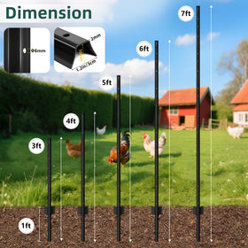 XYADX no-dig fence post installation shown with ground drive.