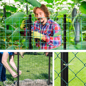 XYADX pack of 8 sturdy posts for consistent outdoor fencing projects.