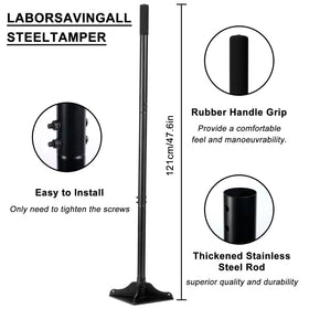 XYADX rubber-grip handle provides comfortable, slip-free operation.
