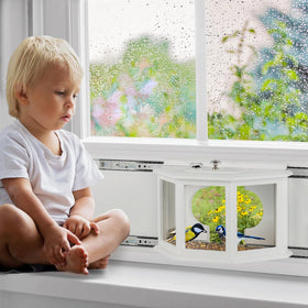 XYADX window bird feeder indoor-display enhances home decor while watching birds