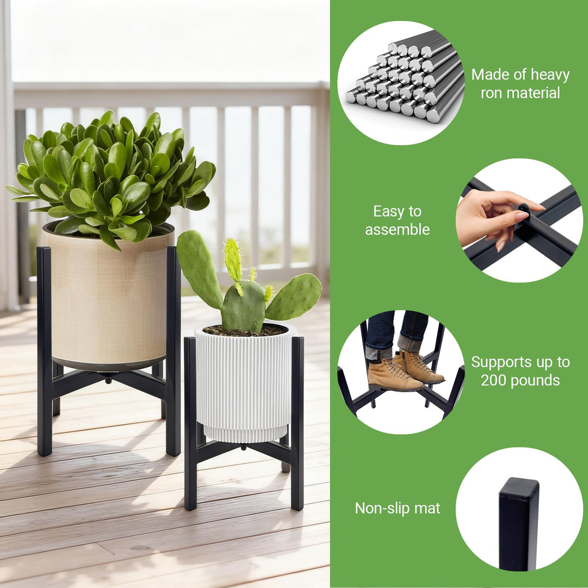 XYCCRX plant display terrace: elevates outdoor greenery for garden or balcony vibes.