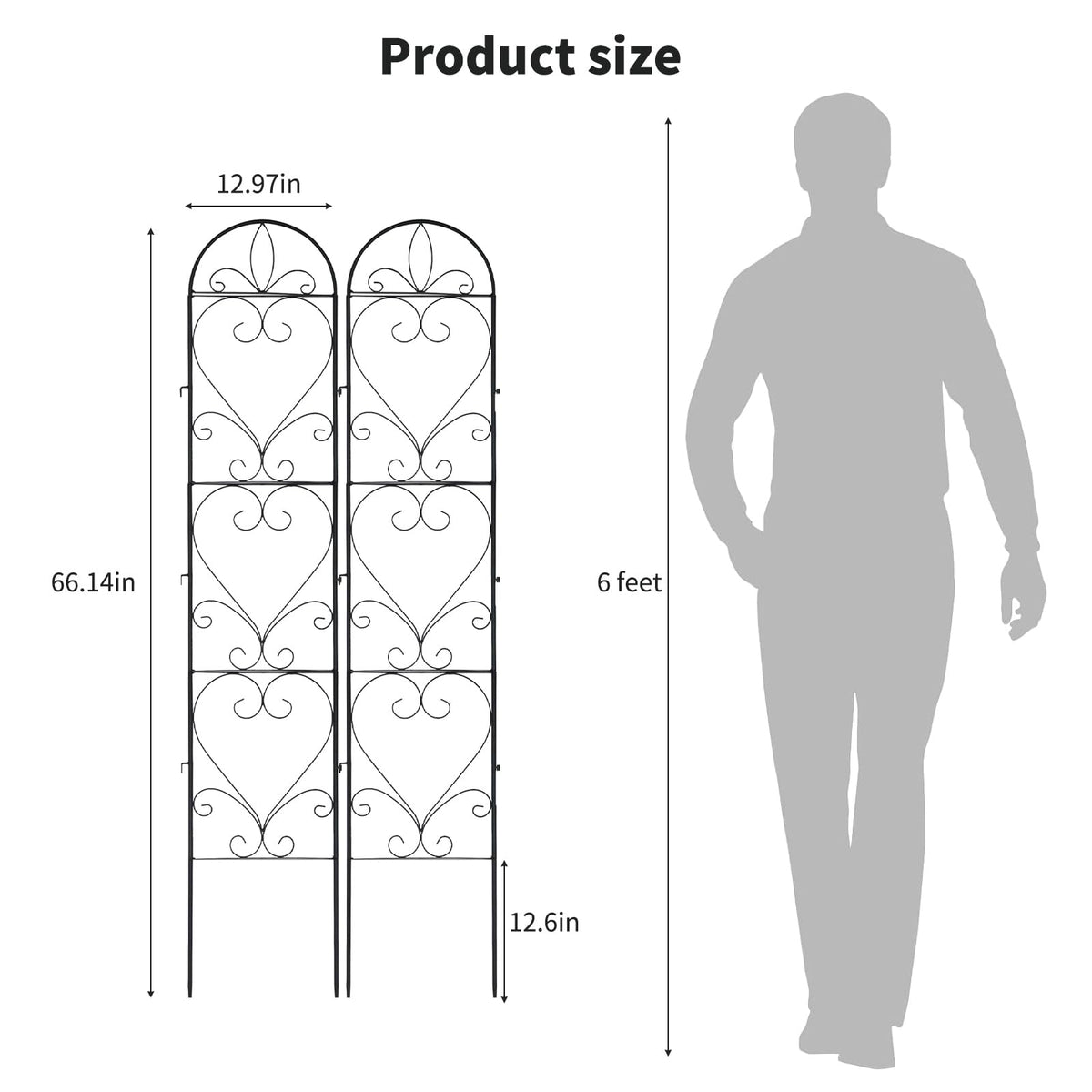 XYCCRX weather-resistant finish protects trellis in outdoor conditions