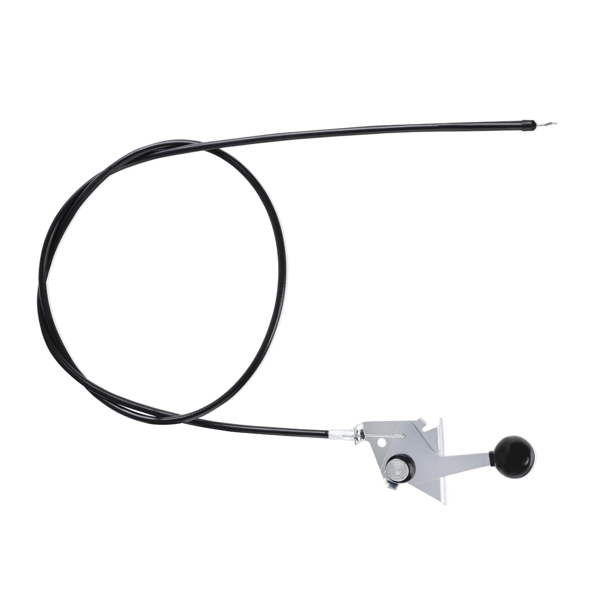 XYgdhqpt throttle cable connected to Bad Boy mower illustration.