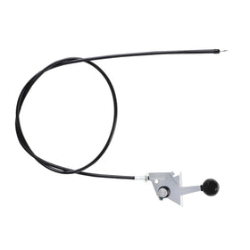 XYgdhqpt throttle cable connected to Bad Boy mower illustration.