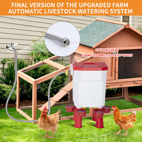 Xyingshine 2-gallon drinking cup suited for mixed poultry.