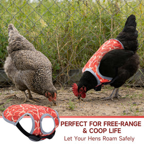 Xyingshine hen apron waterproof layer keeps wounds dry for faster healing.