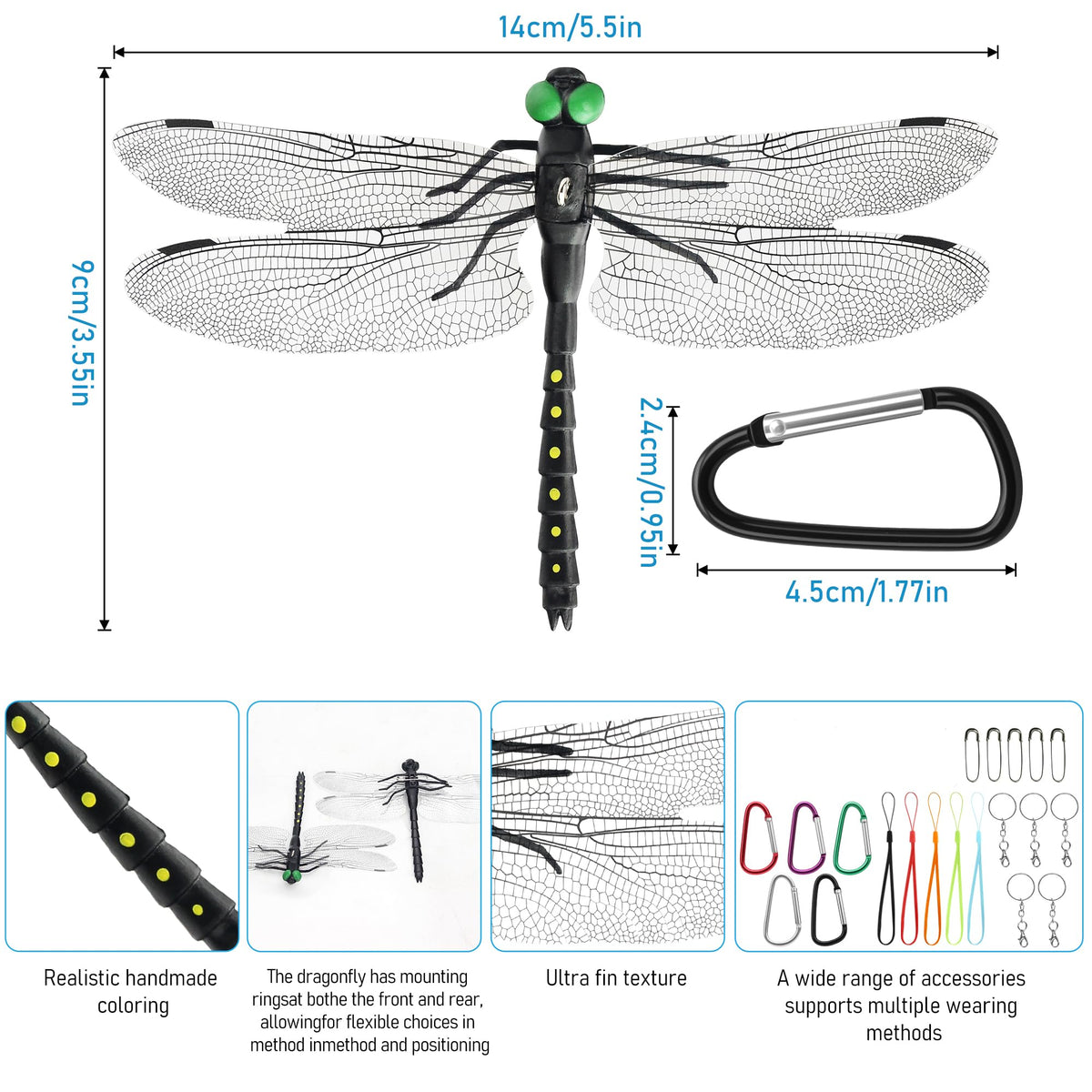 Xyntara dragonfly-buttons-collection: versatile clothing and accessory accents.