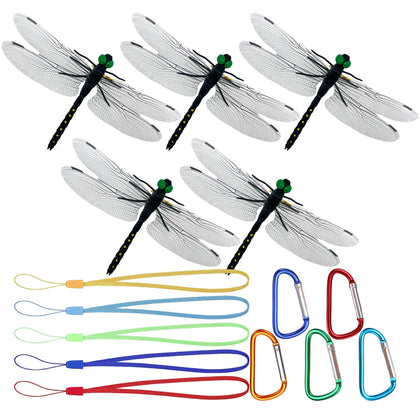 Xyntara dragonfly hat clip kit: vivid, easy-to-attach decor for hats and bags.