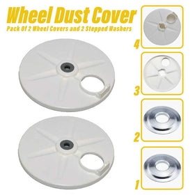 xyocx easy-install wheel cover simplifies mower maintenance.
