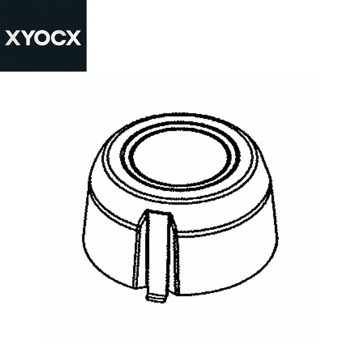 xyocx replacement air filter cover for 1p57rt 99cc, front view