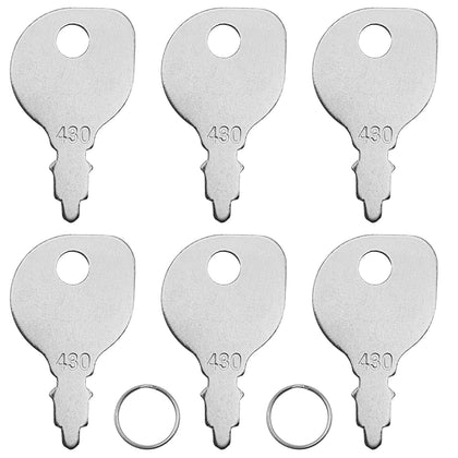XYQMLY ignition keys 6-pack for quick replacements and compatibility.