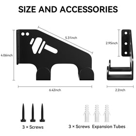 XZHXFX chainsaw hanger fits most models for versatile storage