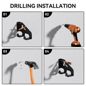XZHXFX chainsaw hanger wall mount saves garage space and tidy shelves