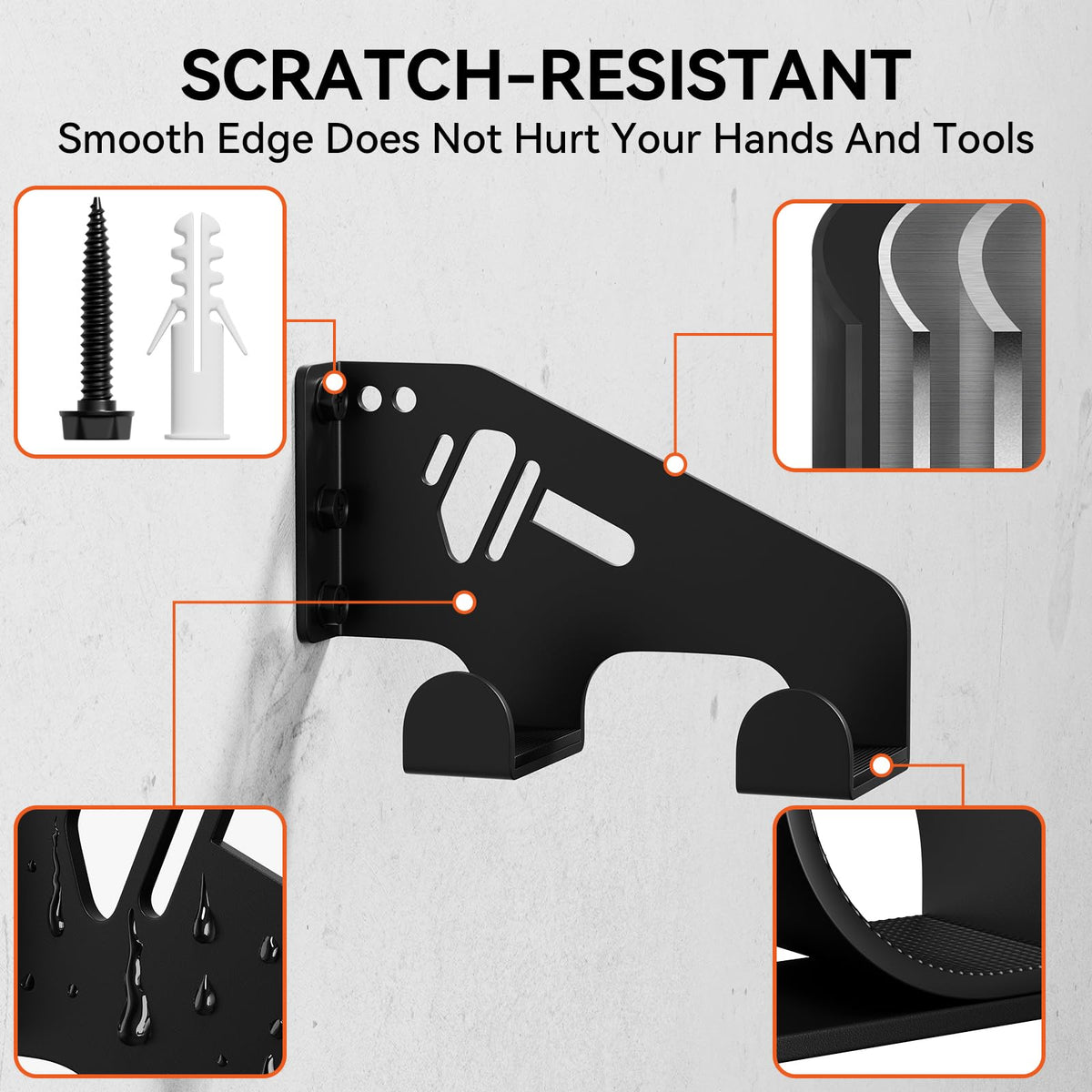 XZHXFX chainsaw hanger installation makes garage tidier and more accessible