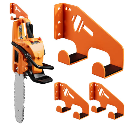 XZHXFX Chainsaw Hanger Wall Mount orange pack 1 keeps tools organized and protected