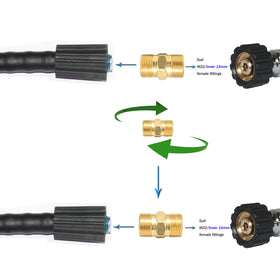 XZT anti-kink design helps keep hoses straight during use.