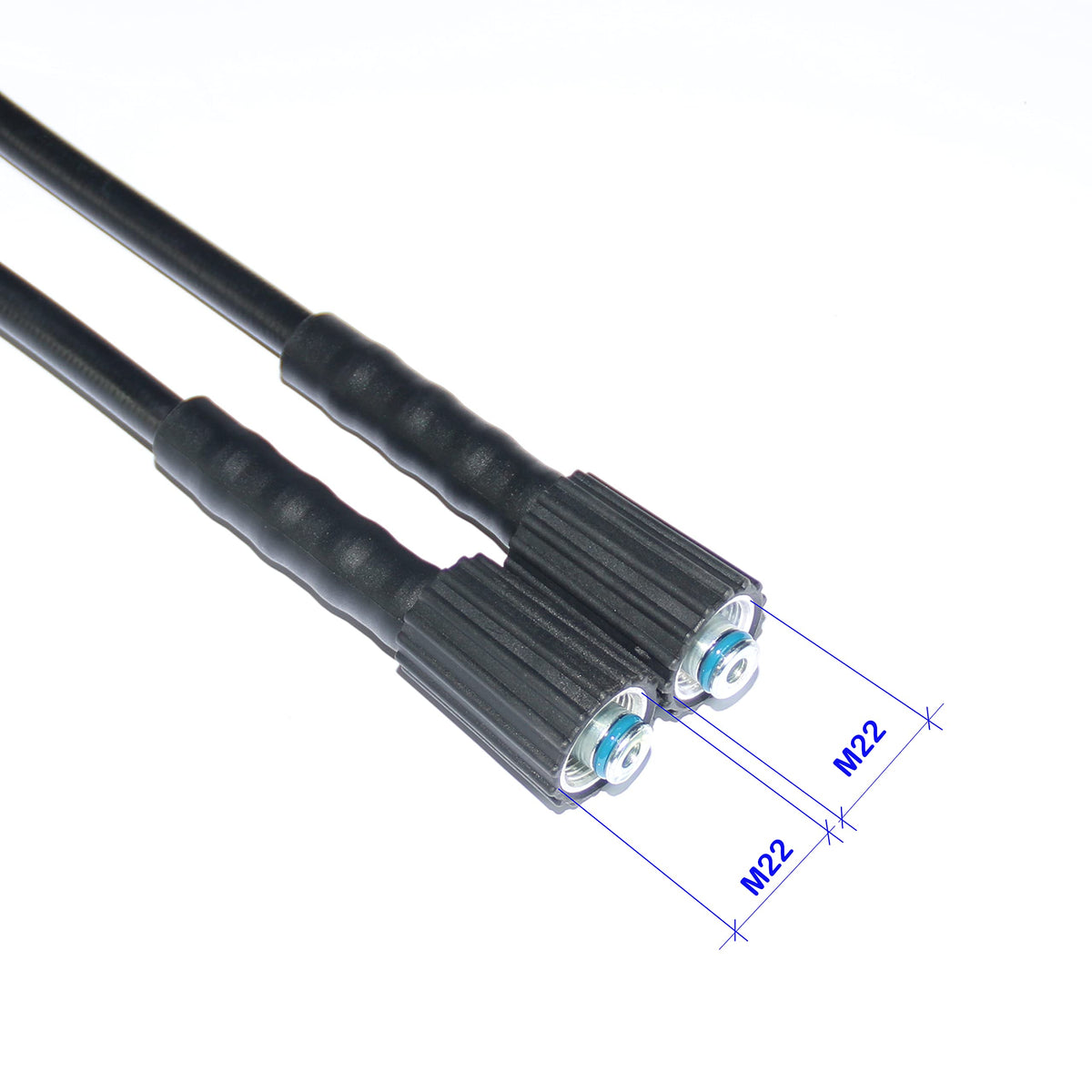 XZT textile braided hose construction shows durable weave and smooth outer cover.