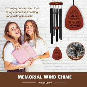 YAANUNULU wind chimes gift for friends enhances relaxing patio moments