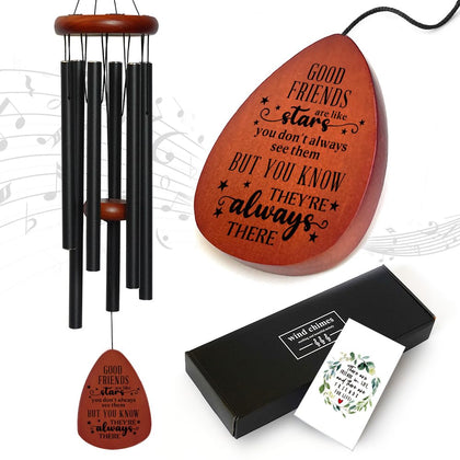YAANUNULU friendship wind chimes in outdoor decor creating a tranquil garden atmosphere