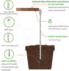 Yadoker 13ft cord enables flexible placement for hanging or large pots