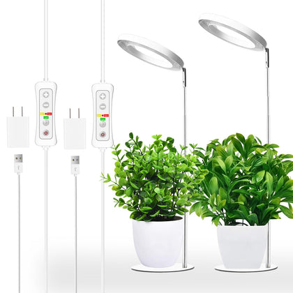 Yadoker 144LED full-spectrum grow light front view delivering full-range illumination for indoor plants