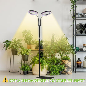 Yadoker full-spectrum 144-LED panel supports healthy foliage and thriving indoor greens