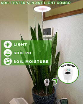 Yadoker LED spectrum 380-800nm supports vibrant foliage under calm illumination.
