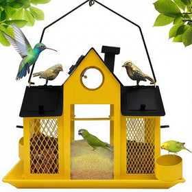 YADOOLIFE Bright yellow finish adds garden charm and visibility.