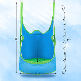 YAERSI kids pod swing supports up to 176 lbs for growing children