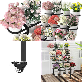 YAGEANNL space-saving design maximizes vertical display for more flowers.