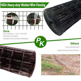 YAGJIA simple installation with posts and wire ties for sturdy setup