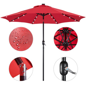 Yaheetech push-button tilt enables flexible shade coverage across outdoor spaces