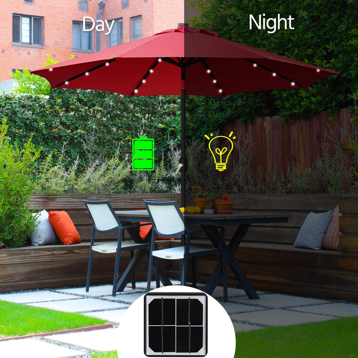 Yaheetech canopy crank lift makes raising and lowering easy