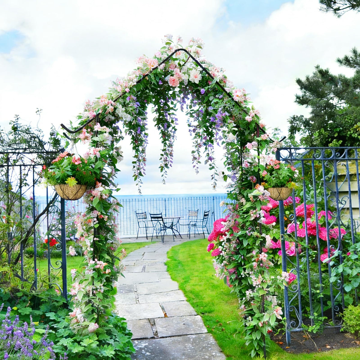 YAHKBTEN year-round arch for parties and Christmas decor