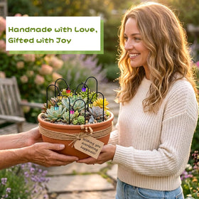 YAHUIPEIUS easy-soil-insertion enables quick placement into pots