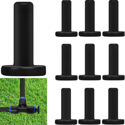 YAIRMIS end plug in 1/4 inch seals irrigation tubing to prevent leaks.