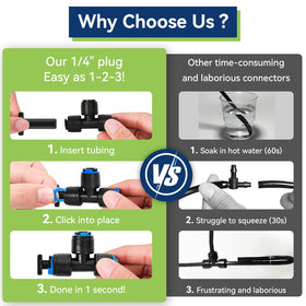 YAIRMIS locking connector fits sprinkler and drip systems for reliable water delivery.