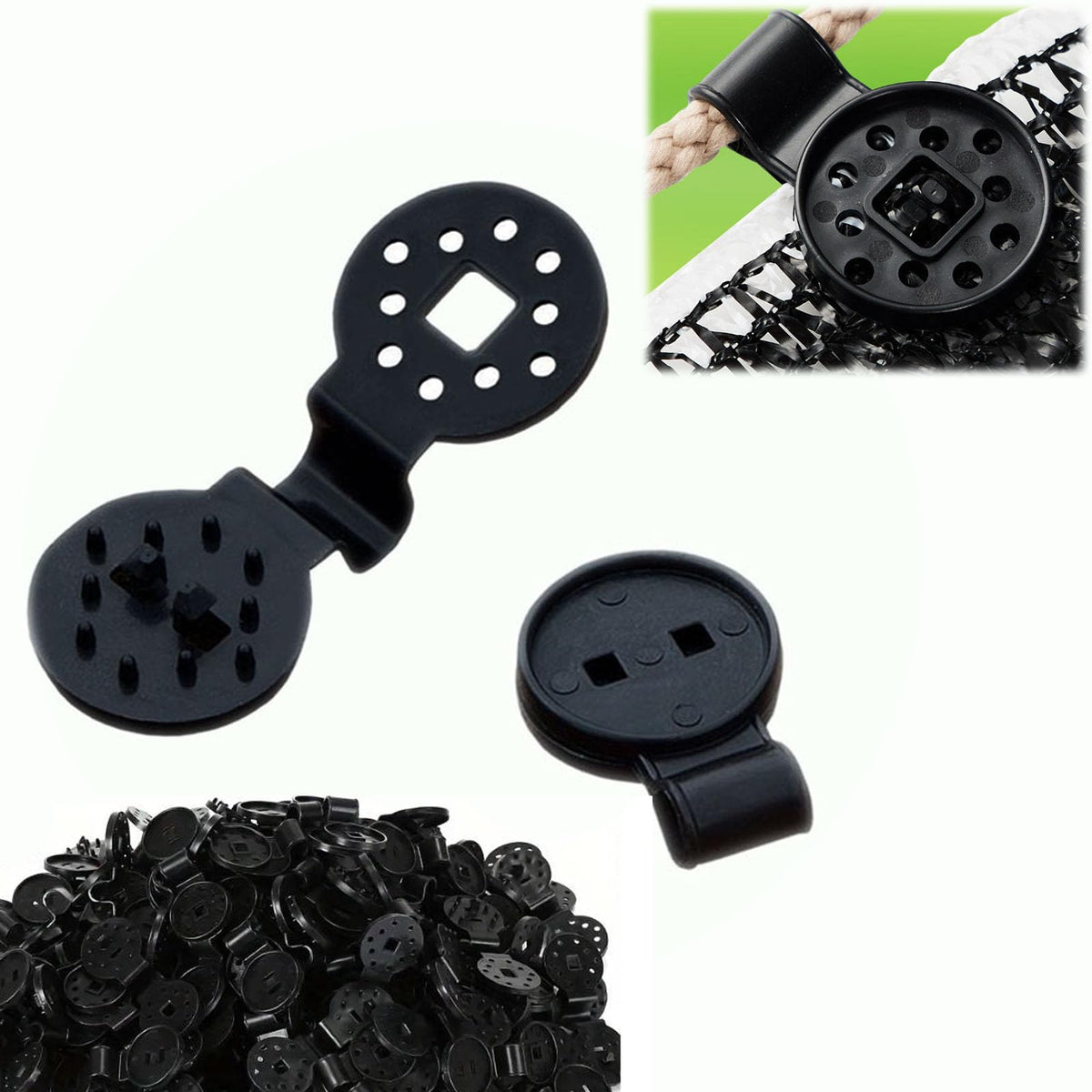 YAKYGIBT shade cloth clips securely grip fabric in gardens and outdoor spaces.