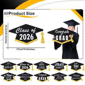 Yalikop class-of-2026 banner yard sign enhances lawn decor for celebrations