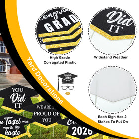 Yalikop hollow corrugated plastic signs offer durable outdoor decor that’s rain-ready