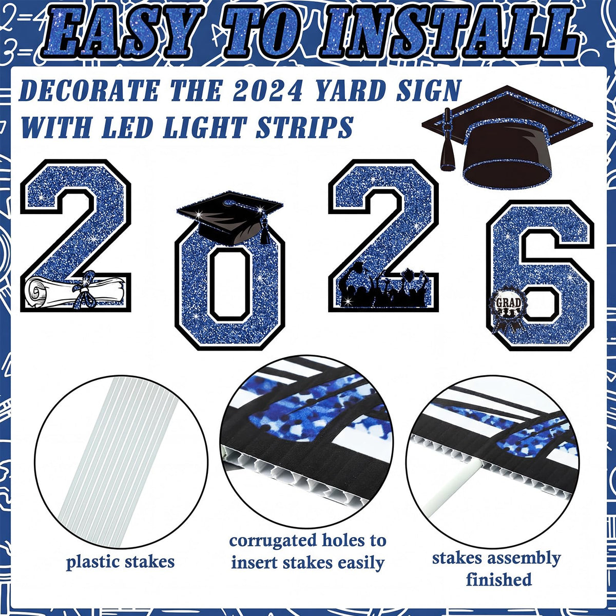 Yalikop LED light strips increase night-time visibility for photos